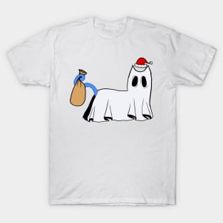 Christmas Ghost Cat T-Shirt